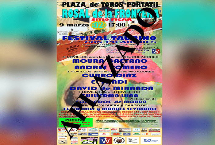 La previsión de lluvia obliga a aplazar el festival benéfico de Rosal de la Frontera