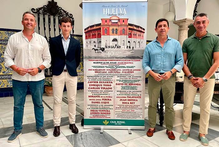 El novillero Carlos Tirado junto a La Merced presenta en Ayamonte el debut con picadores de Colombinas
