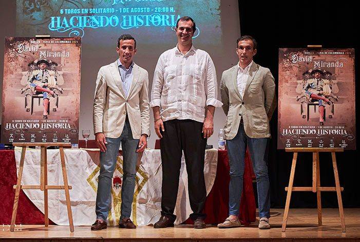 David de Miranda presenta en Trigueros el cartel de su histórica encerrona de Colombinas