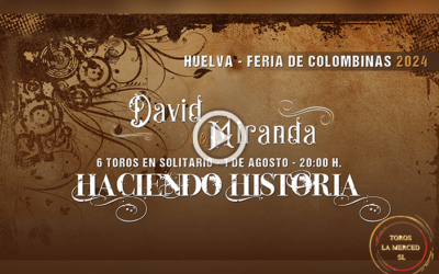 David de Miranda presenta los toros de su encerrona en Colombinas ‘Haciendo Historia’