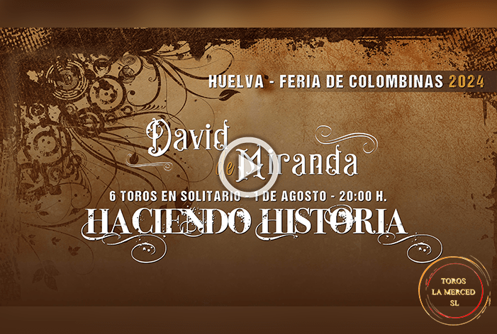 David de Miranda presenta los toros de su encerrona en Colombinas ‘Haciendo Historia’