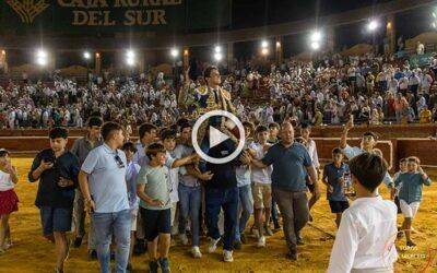 Rotunda actuación, con cuatro orejas, de Roca Rey en Huelva