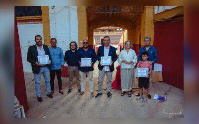 El ‘Patio de Cuadrillas’ de La Merced albergó la entrega de la VIII Edición de los Premios Taurinos de Hispanidad Radio Huelva