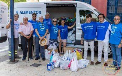 La novillada sin picadores que abrió las Colombinas recaudó ‘Dos Toneladas’ para el Banco de Alimentos de Huelva