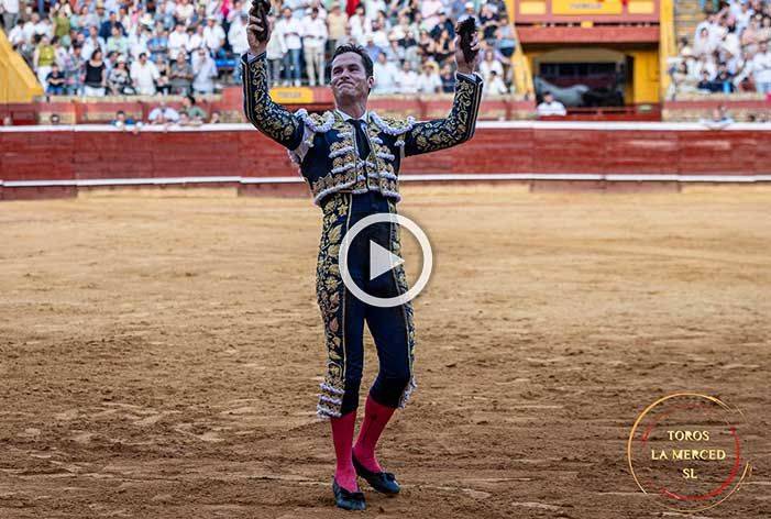 Daniel Luque se llevó la tarde en Huelva al cortar dos orejas al segundo