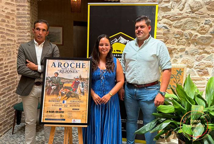 Aroche presenta una Feria Taurina de máxima categoría con un gran mano a mano de rejones entre Andrés Romero y Sebastián Fernández