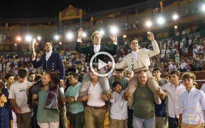Diego Ventura, Guillermo Hermoso de Mendoza y Duarte Fernandes abren la Puerta Grande en una tarde para el recuerdo en La Merced